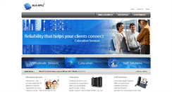 Desktop Screenshot of blueappletel.com